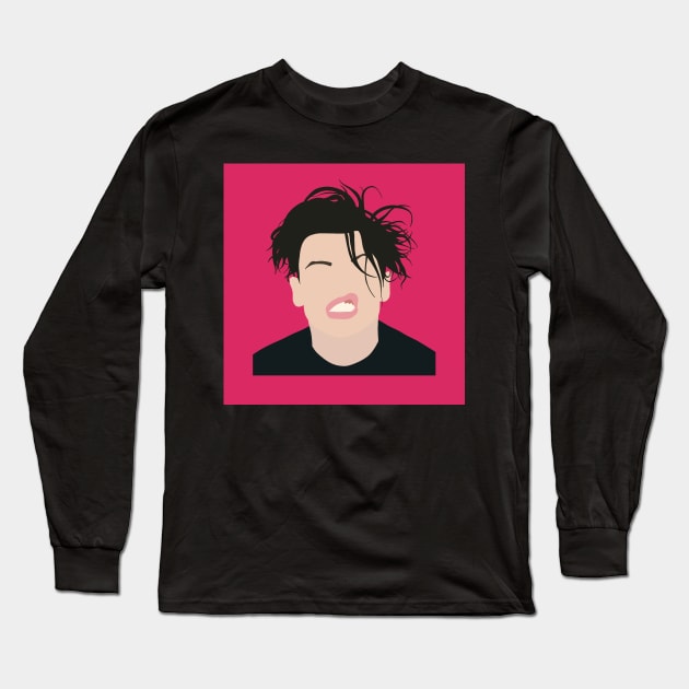 Yungblud Minimalist Portrait Alt. Version Long Sleeve T-Shirt by JustGottaDraw